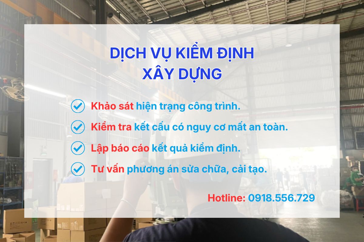 NHẬN KIỂM ĐỊNH CÔNG TRÌNH NHANH - ĐÚNG QUY TRÌNH