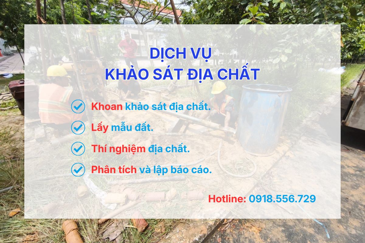 DỊCH VỤ KHẢO SÁT ĐỊA CHẤT CÔNG TRÌNH