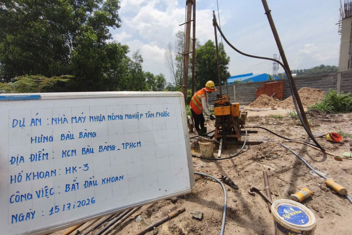 QUY TRÌNH KHẢO SÁT ĐỊA CHẤT CÔNG TRÌNH