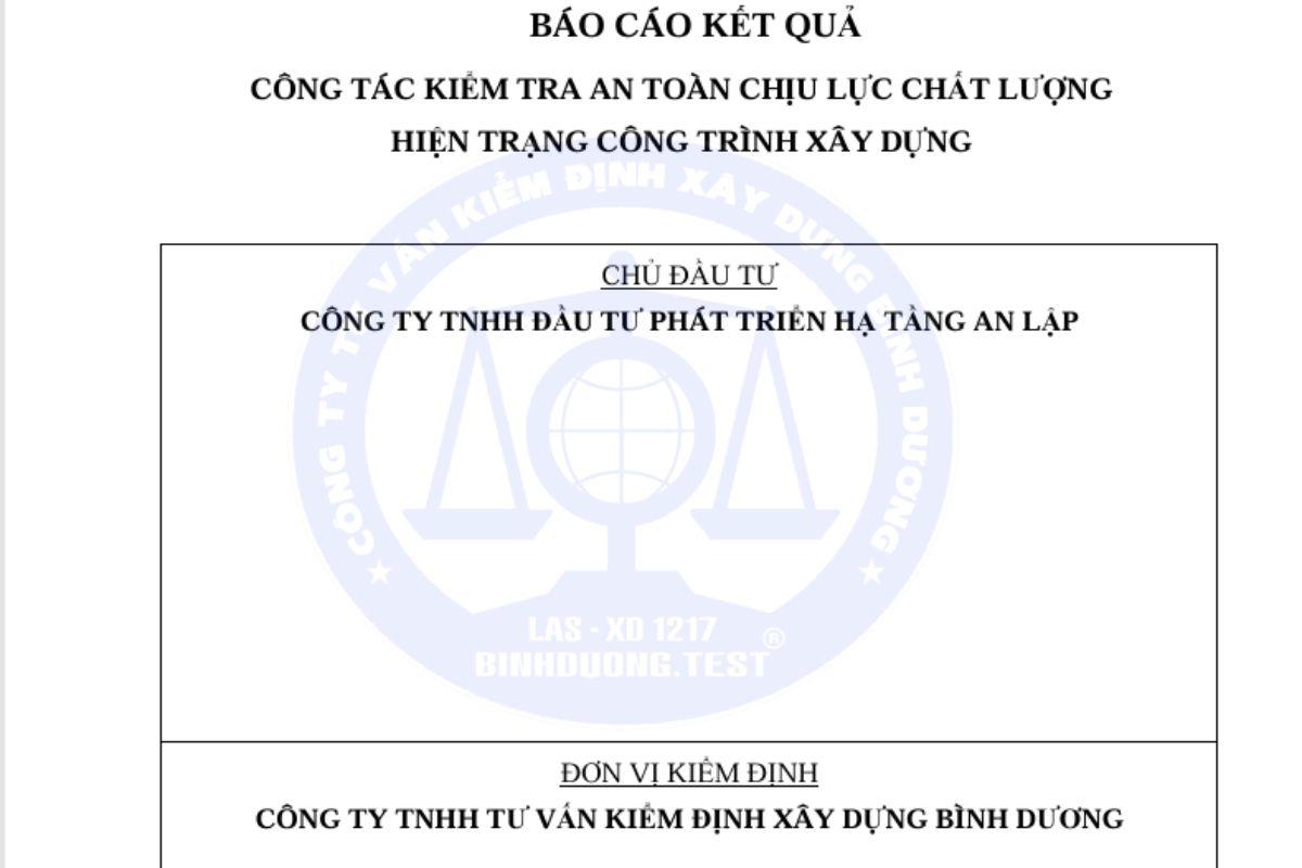Hồ sơ kiểm định xây dựng là gì?