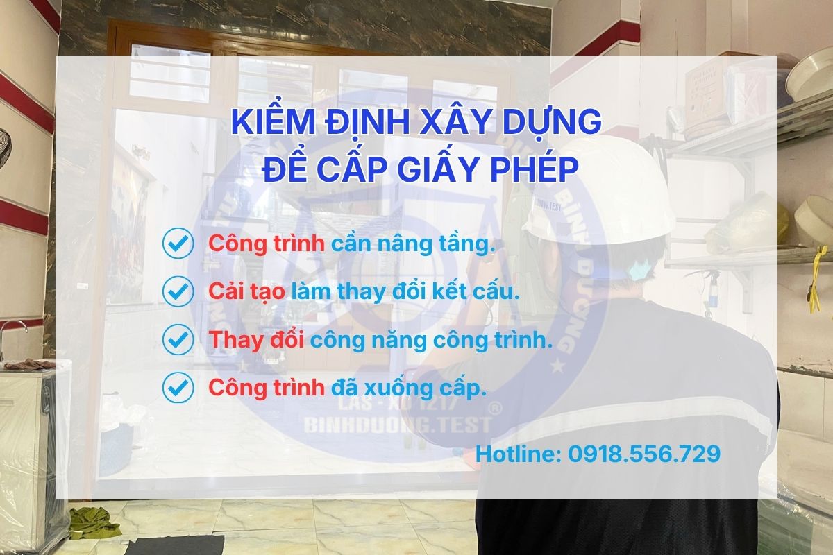 Kiểm Định Xây Dựng Để Cấp Giấy Phép