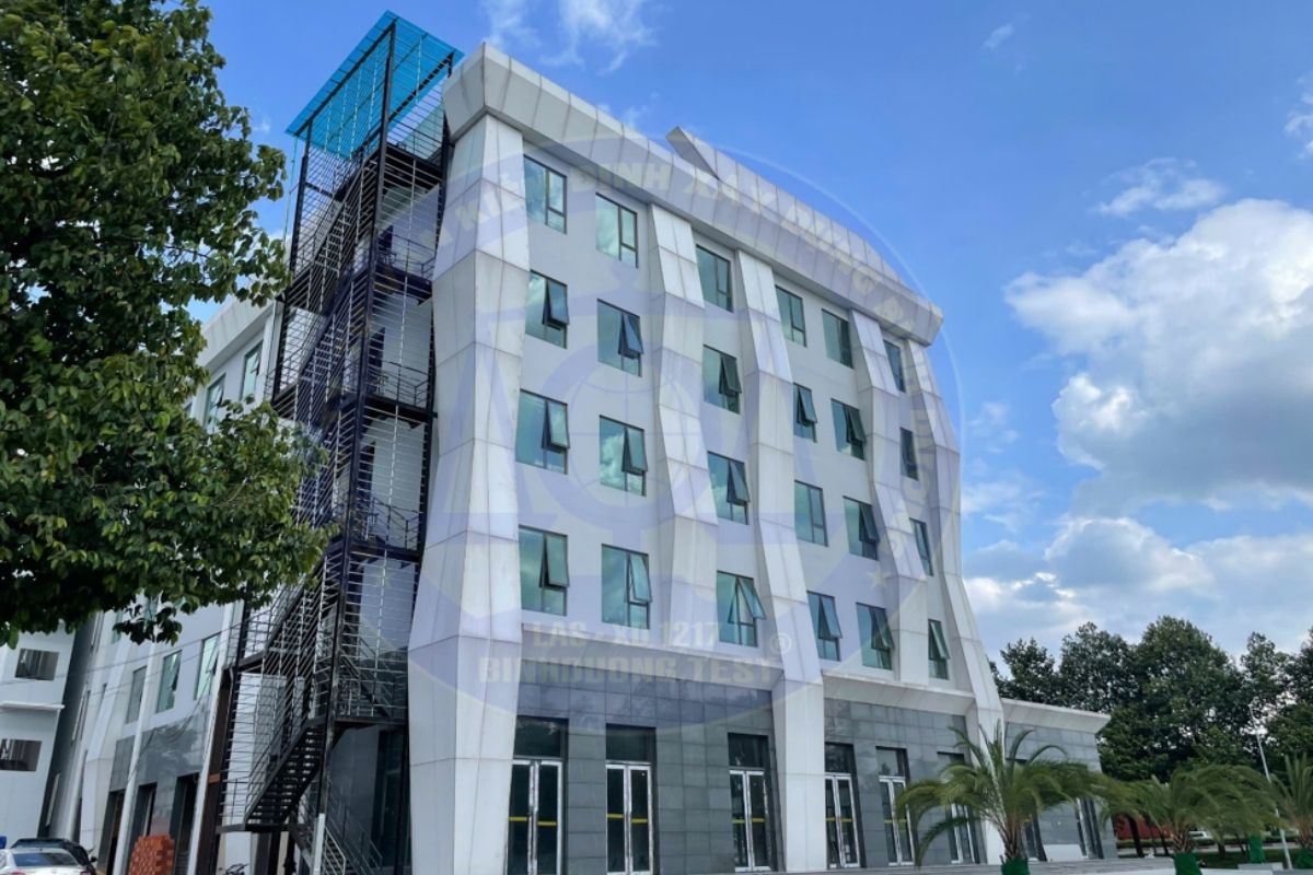 Công tác Kiểm định chất lượng hiện trạng Trung tâm dịch vụ Công ty TNHH Phát triển Công nghiệp Việt Trung